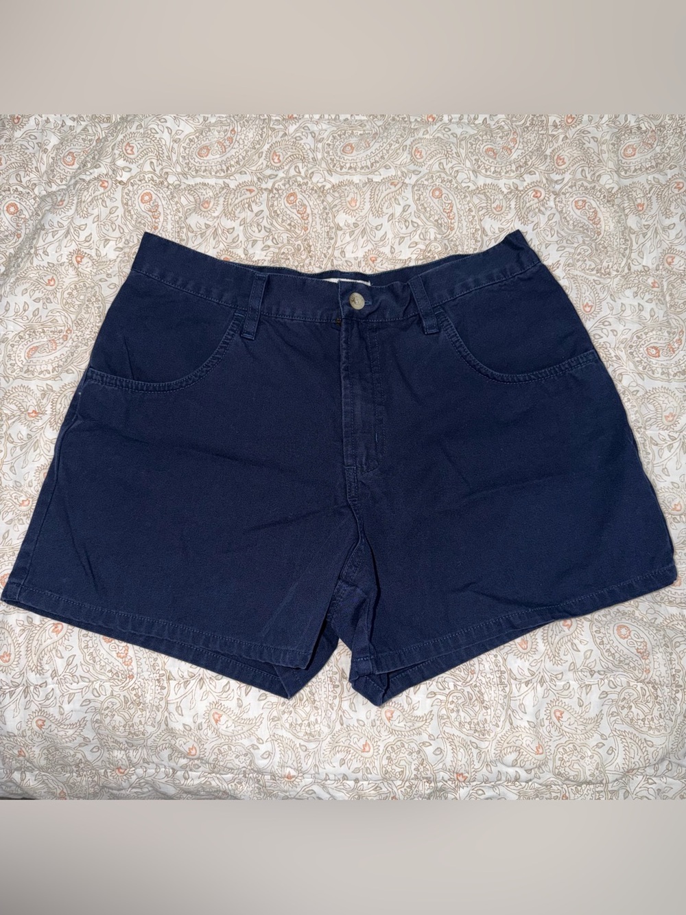 Columbia Navy Women’s Casual Shorts - Classic High-Rise